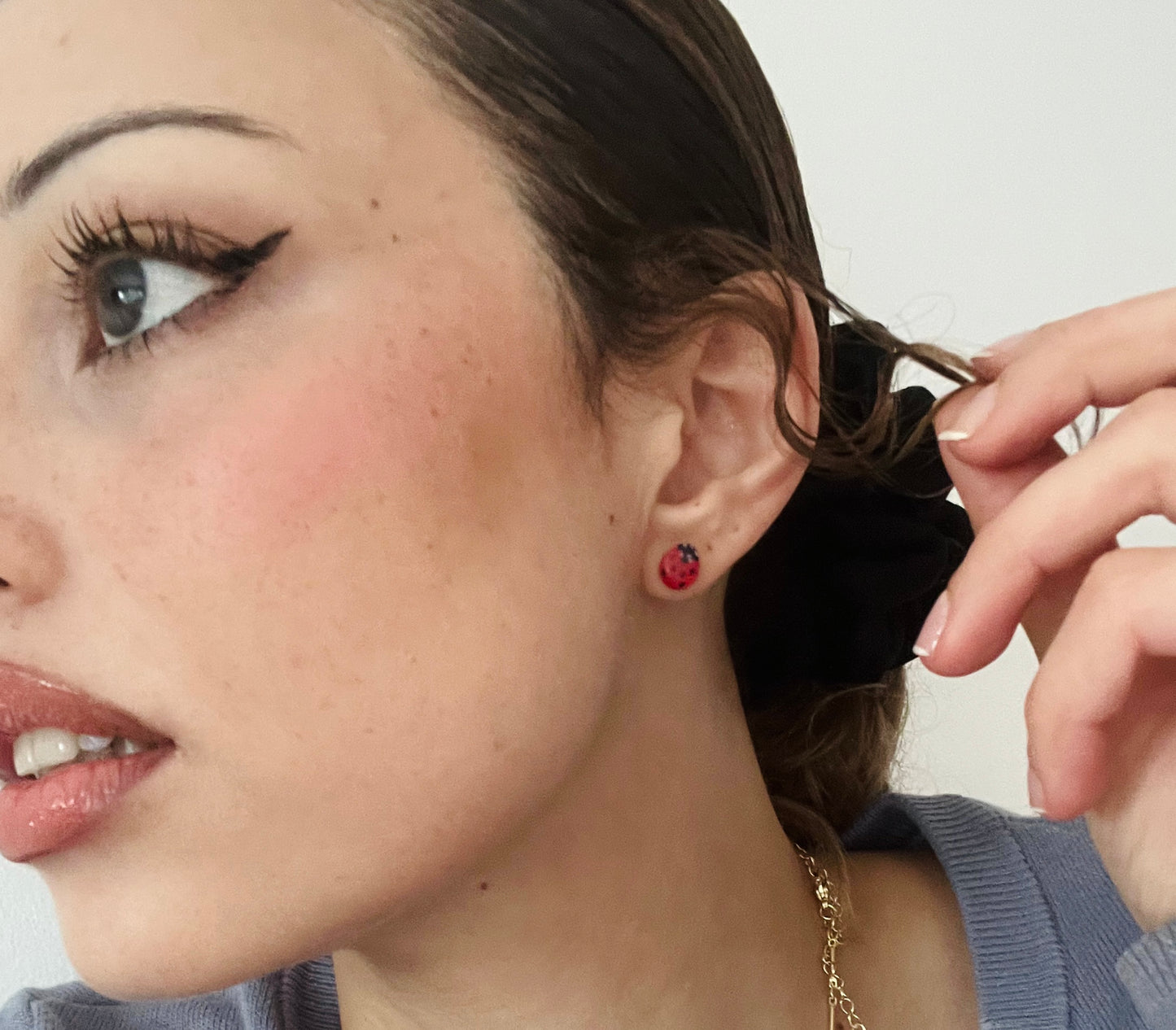 Lucky Ladybird Stud Earrings