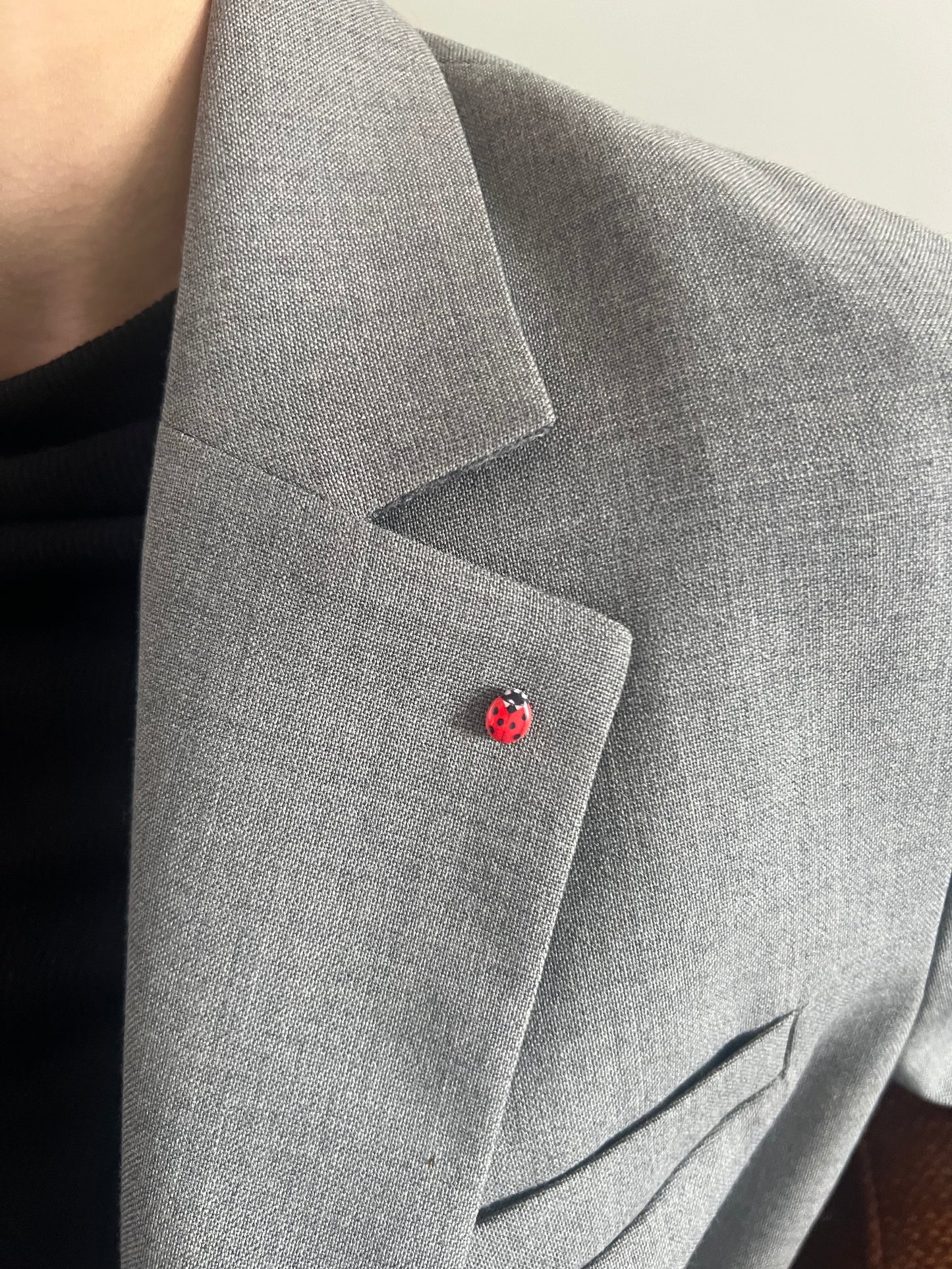 Lucky Ladybird Brooch Pin