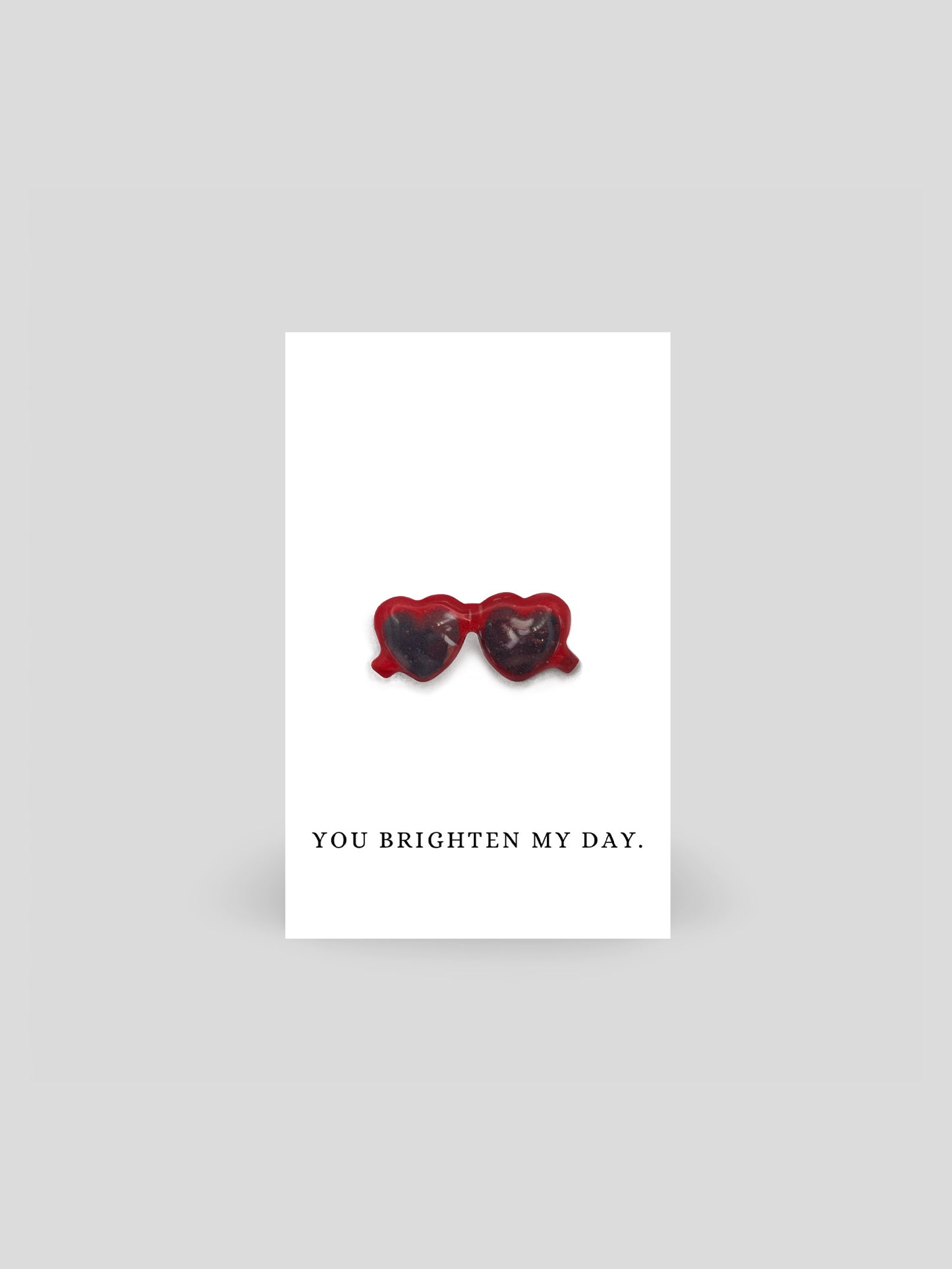 You Brighten My Day Sunglasses Brooch Pin