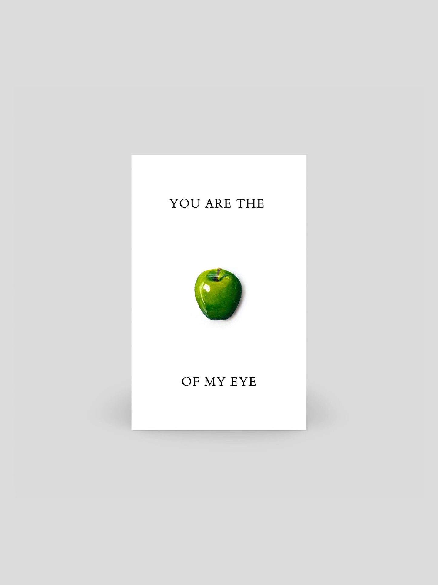 You Are The Apple Of My Eye Brooch Pin