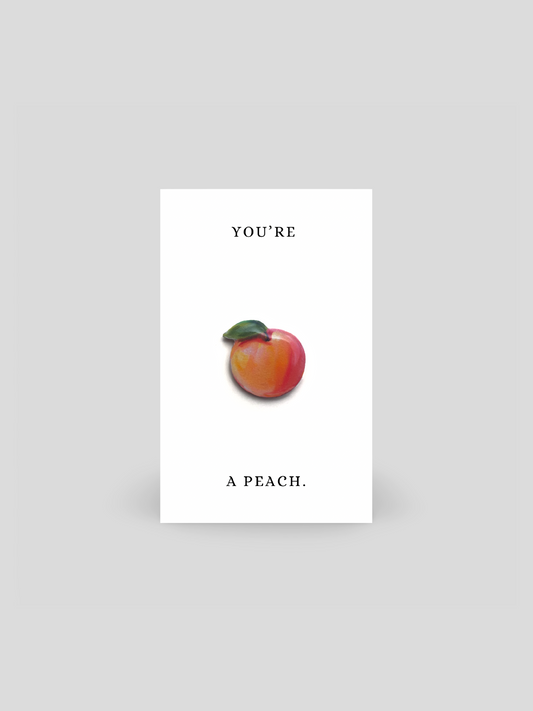 You’re A Peach Brooch Pin