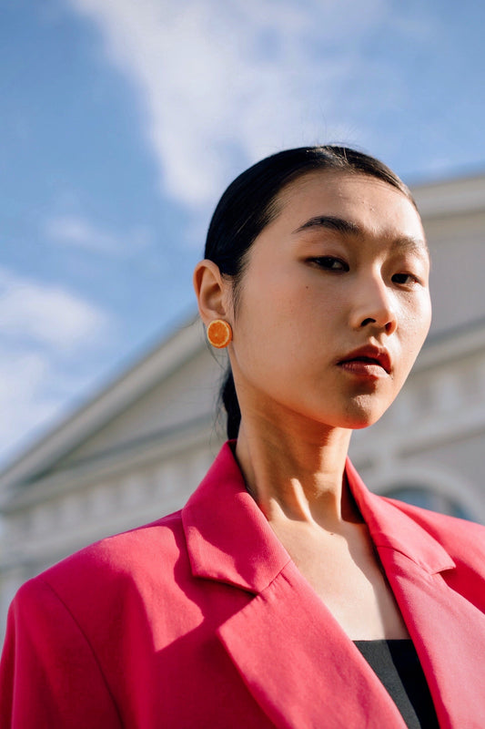 Oranges And Lemons Statement Earrings