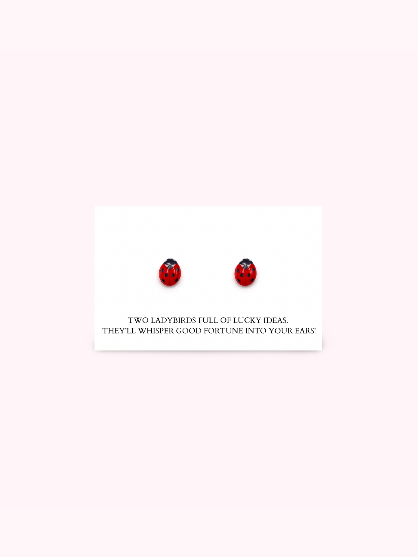 Lucky Ladybird Stud Earrings