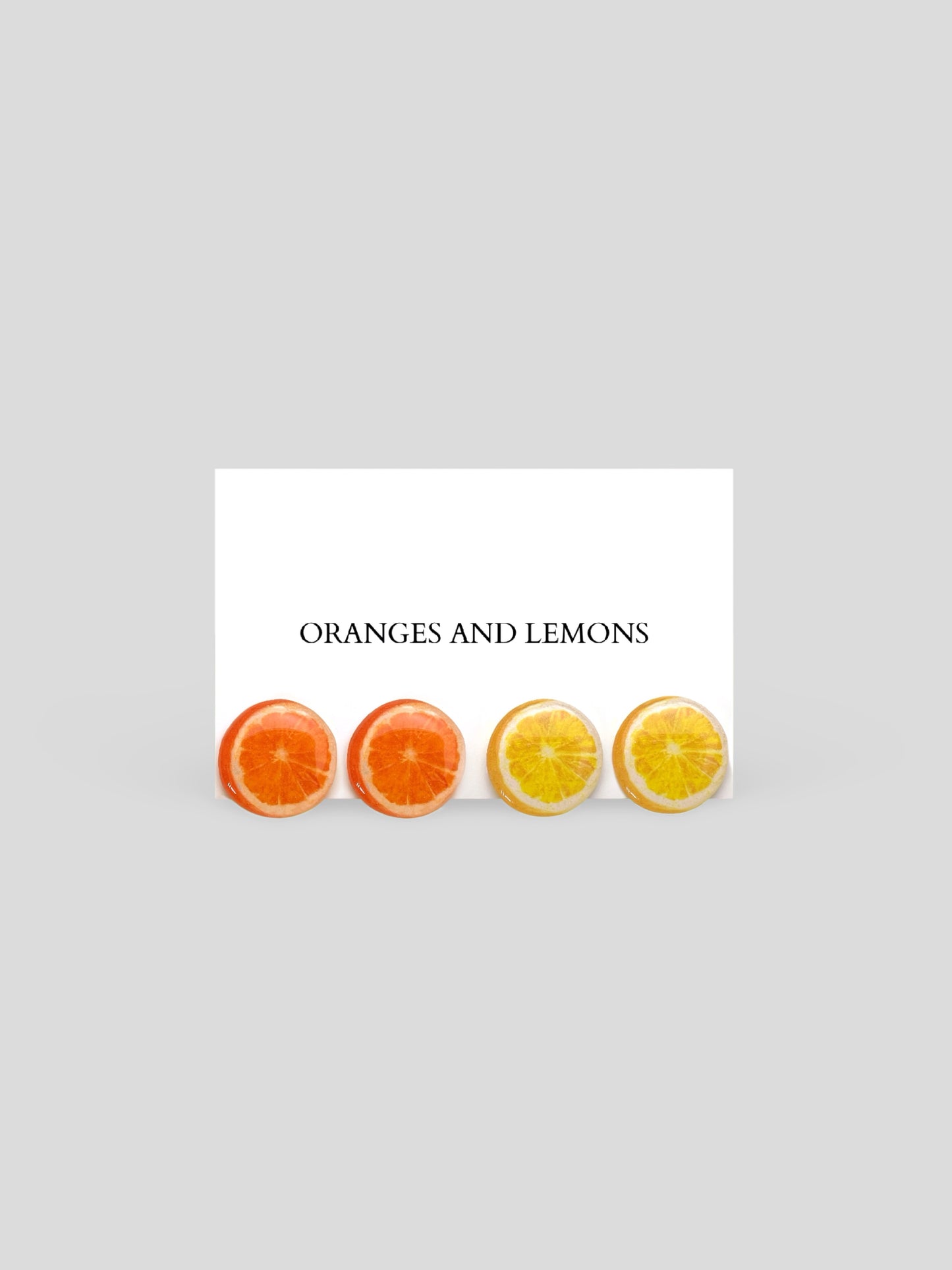 Oranges And Lemons Statement Earrings