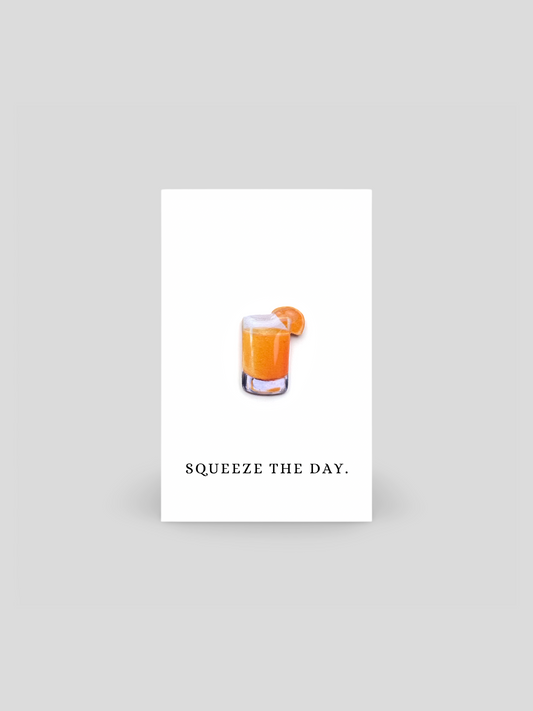 Squeeze The Day Orange Juice Brooch Pin