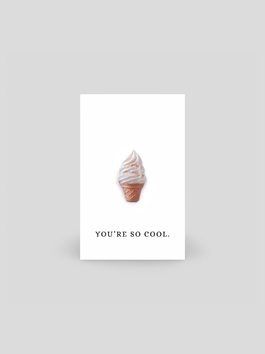 You're So Cool Ice Cream Brooch Pin