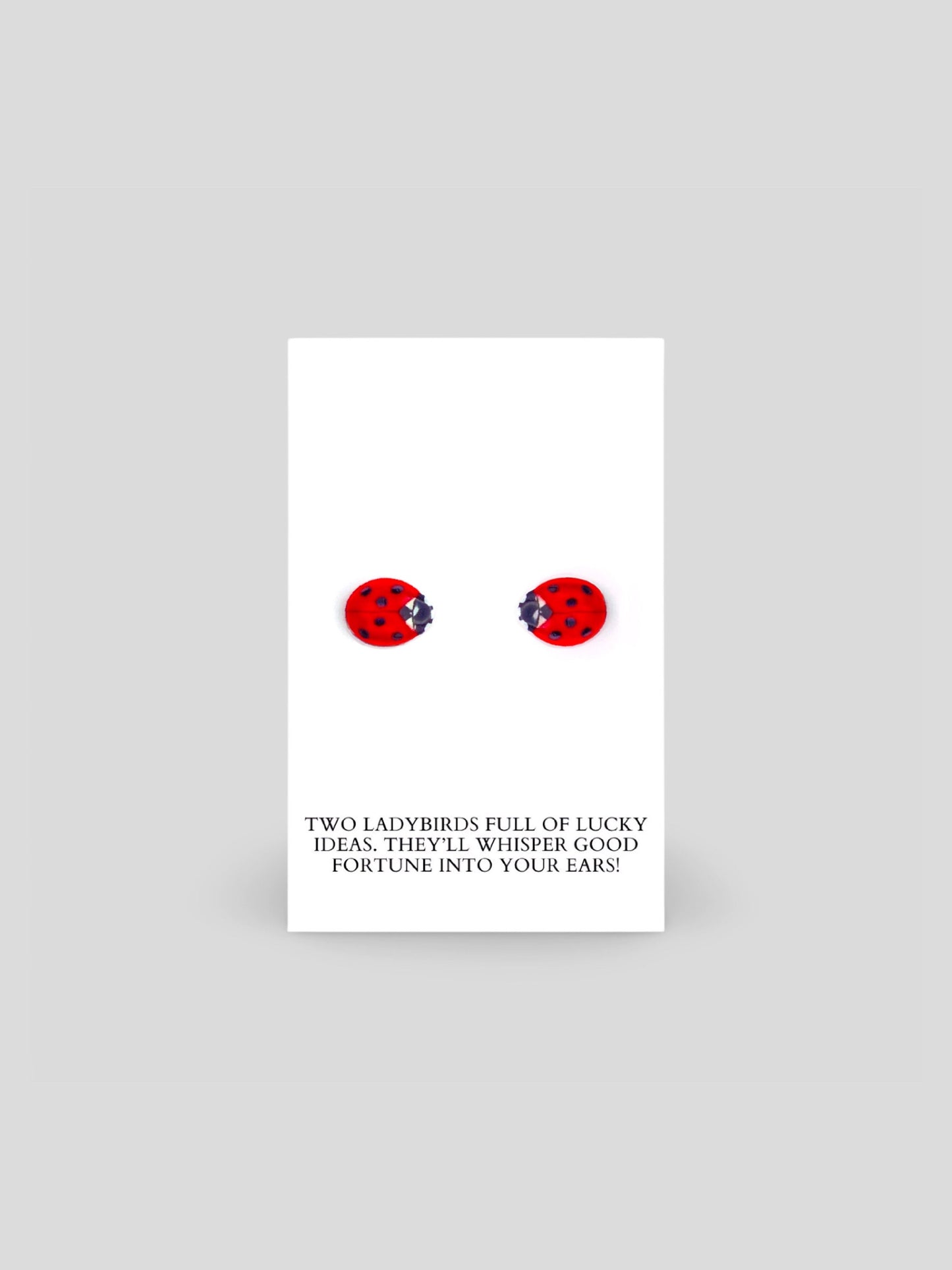 Lucky Ladybird Stud Earrings