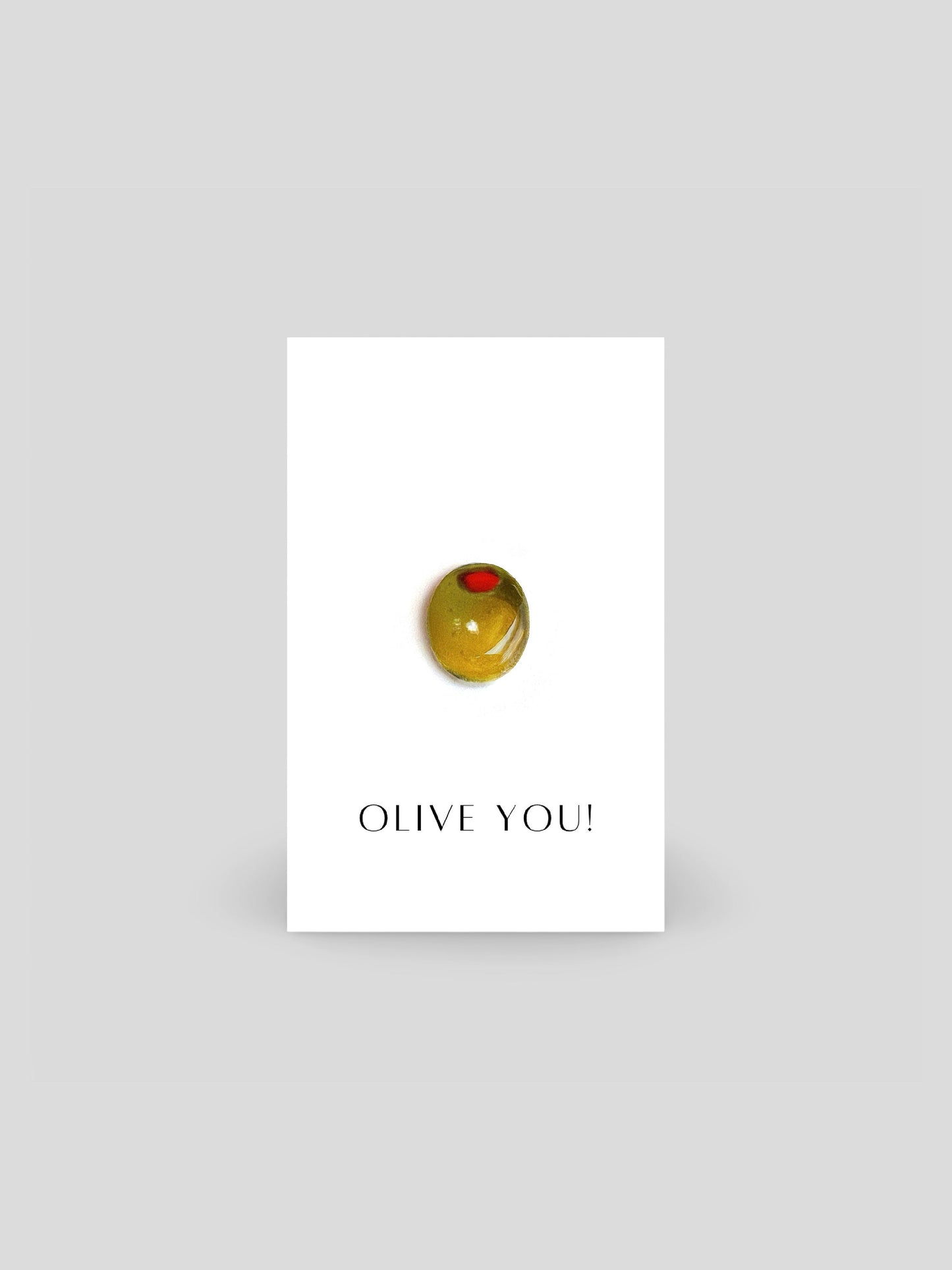 Olive You Brooch Pin