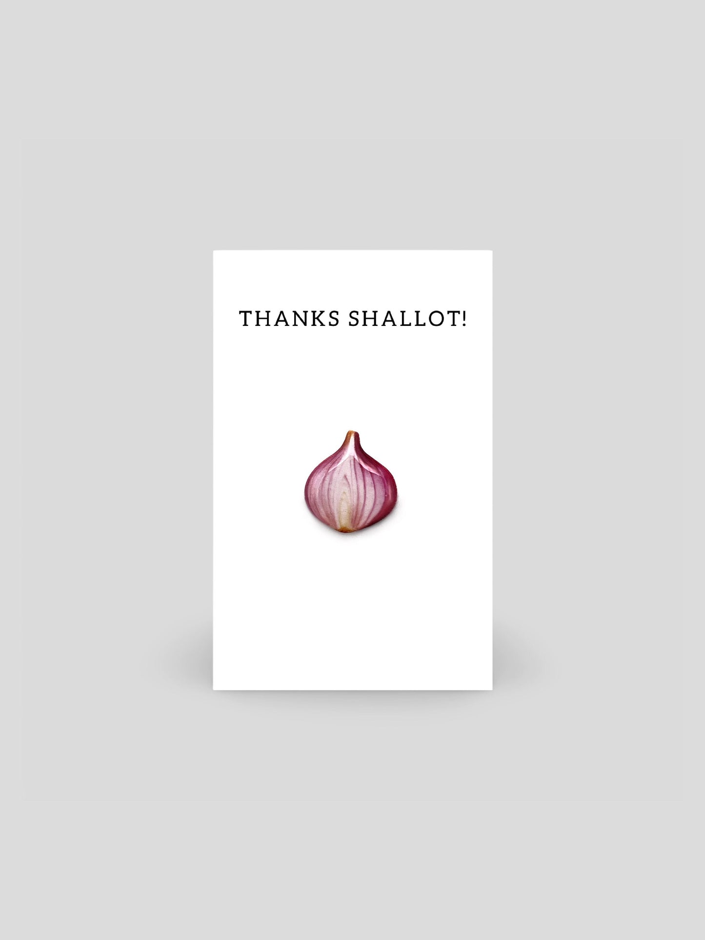 Thanks Shallot Brooch Pin