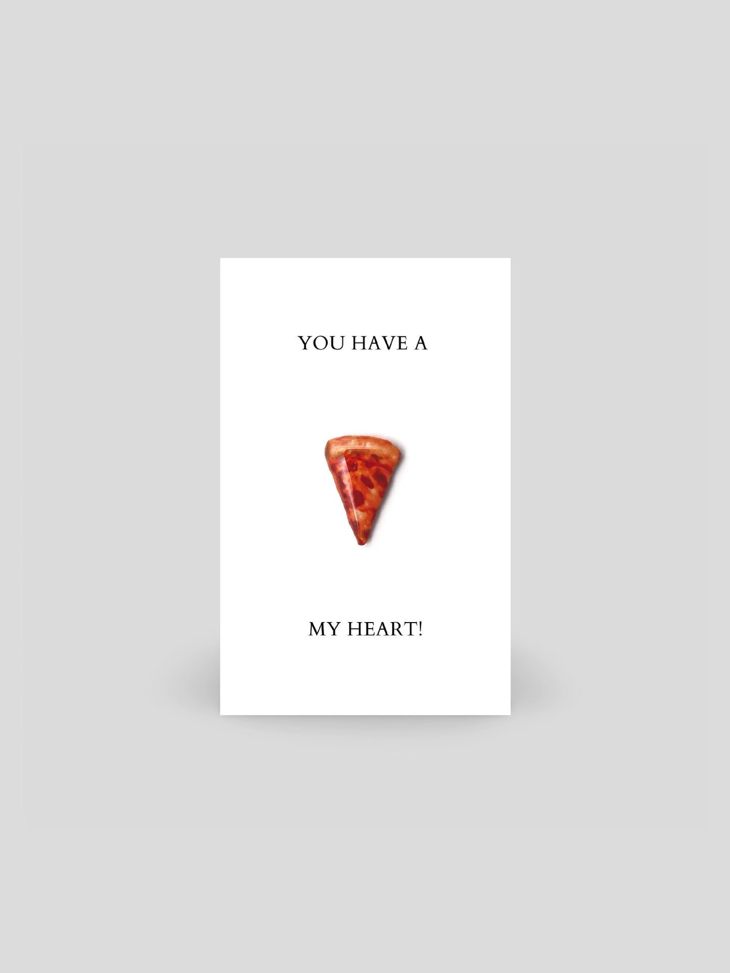 You Have A Pizza My Heart Brooch Pin