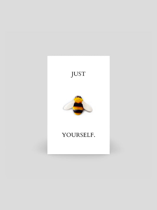 Just Bee Yourself Brooch Pin