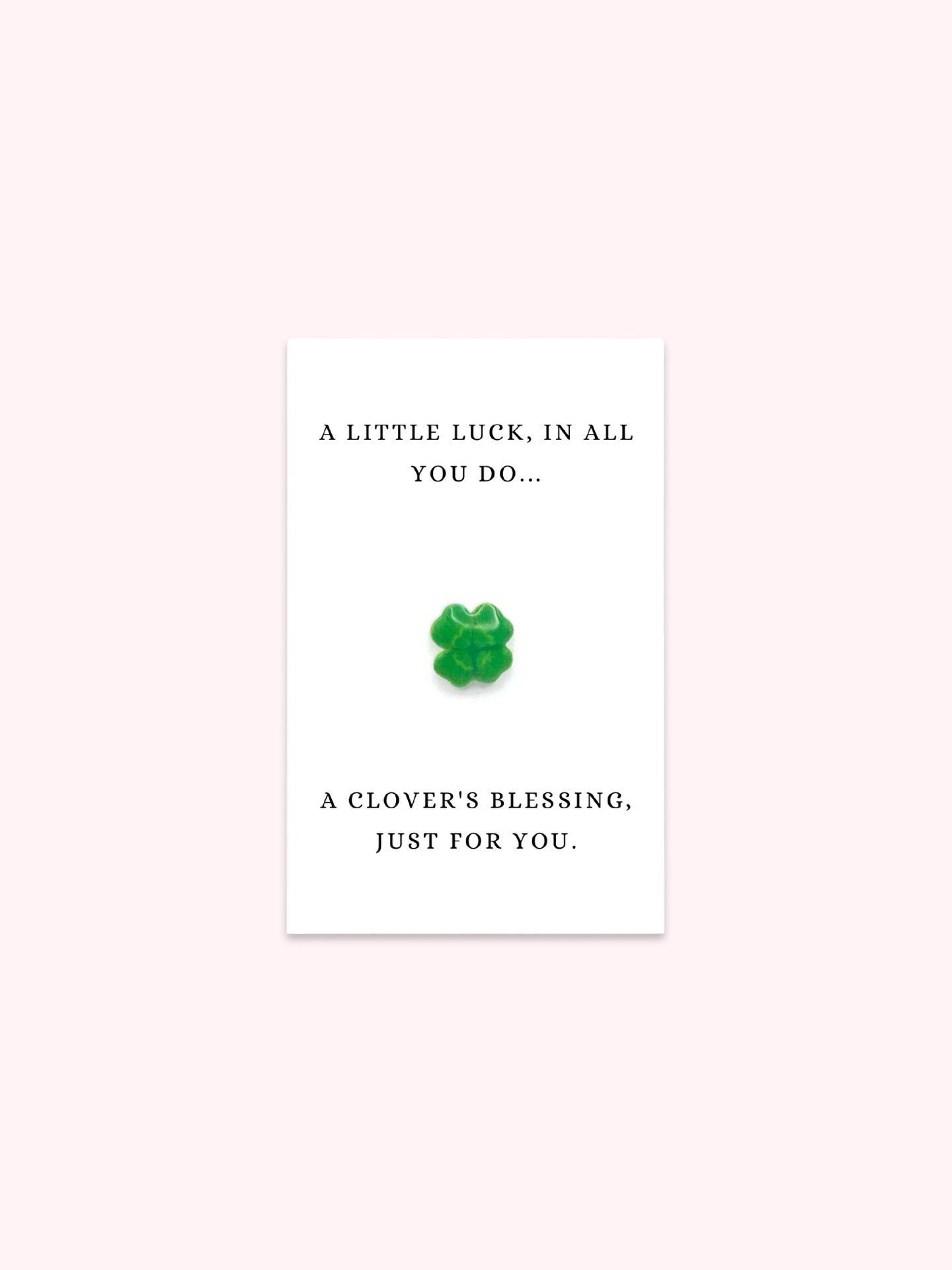 Lucky Clover Brooch Pin
