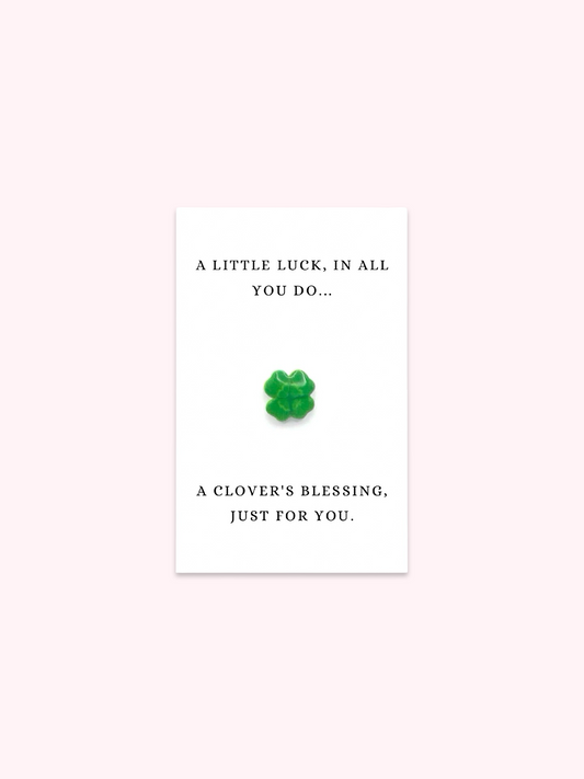 Lucky Clover Brooch Pin