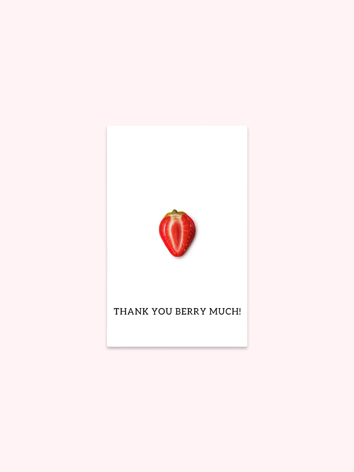Thank You Berry Much Strawberry Brooch Pin
