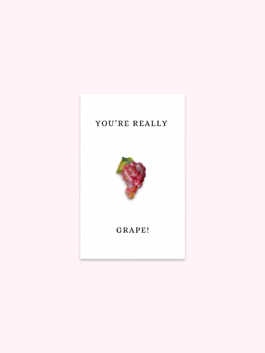 You're Really Grape Brooch Pin