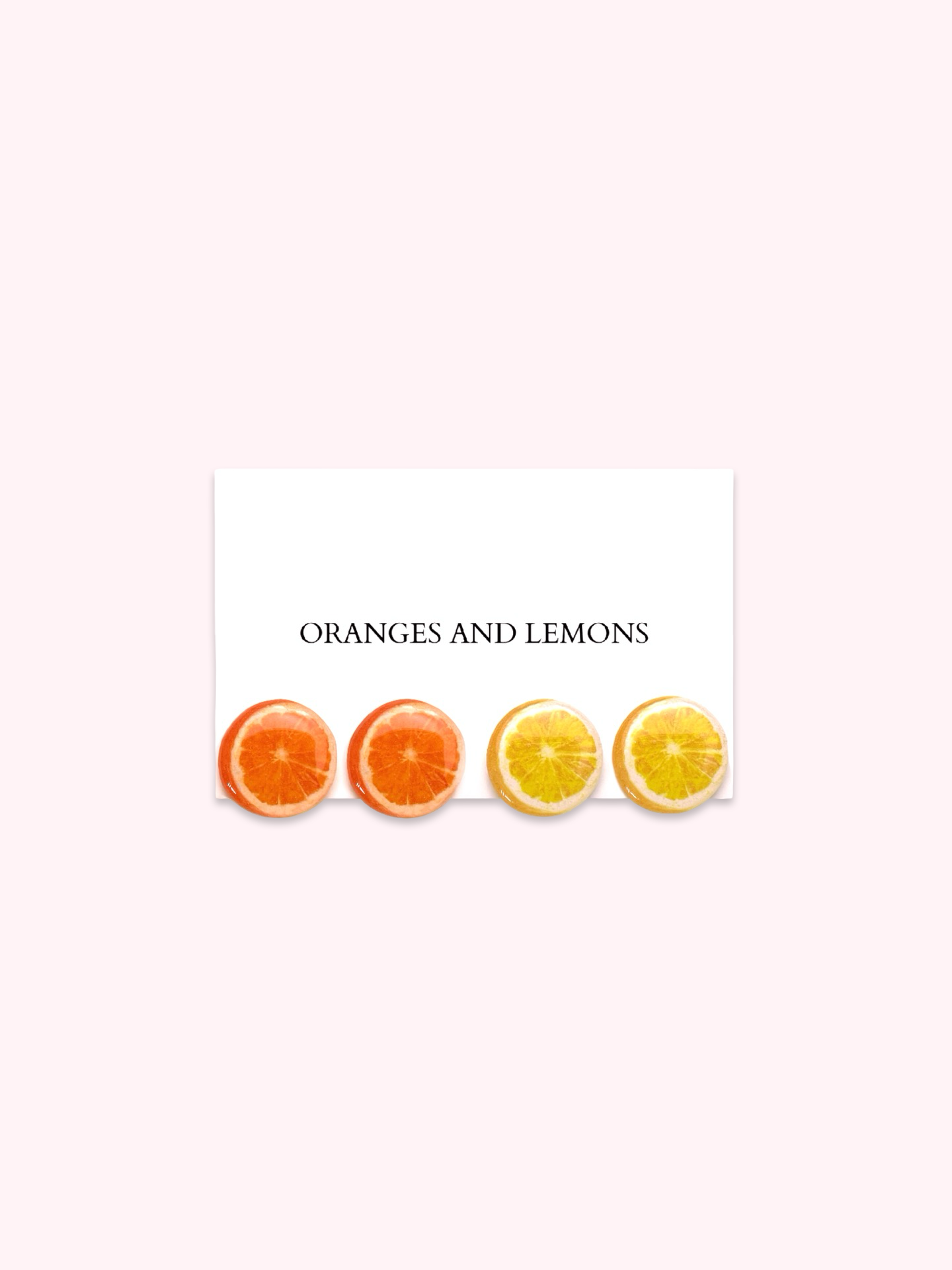 Oranges And Lemons Statement Earrings