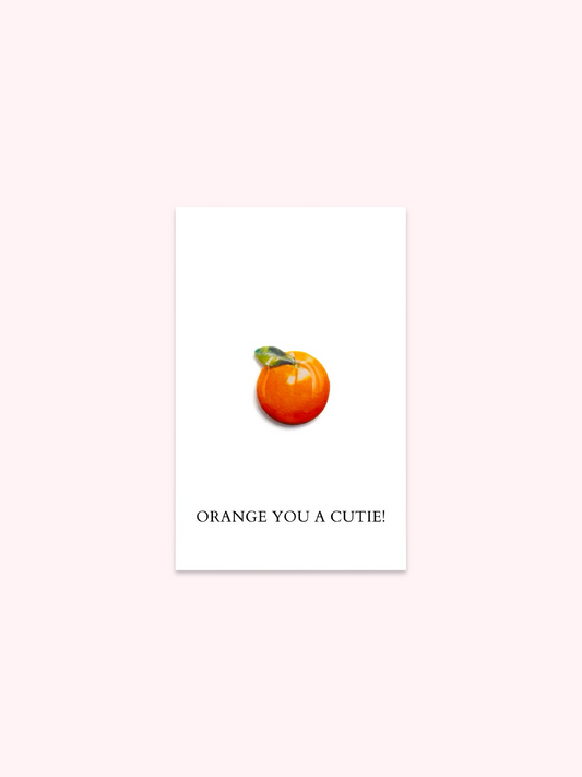 Orange You A Cutie Brooch Pin