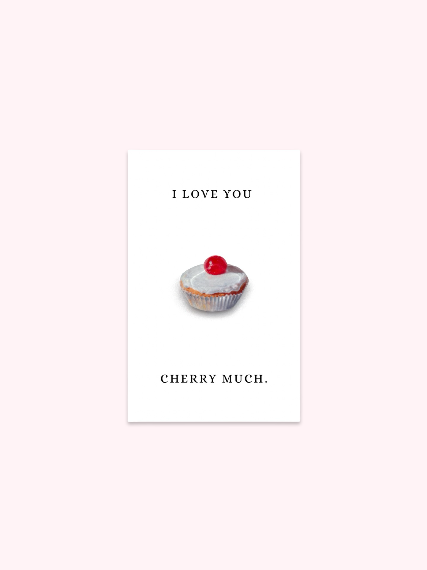 I Love You Cherry Much Brooch Pin