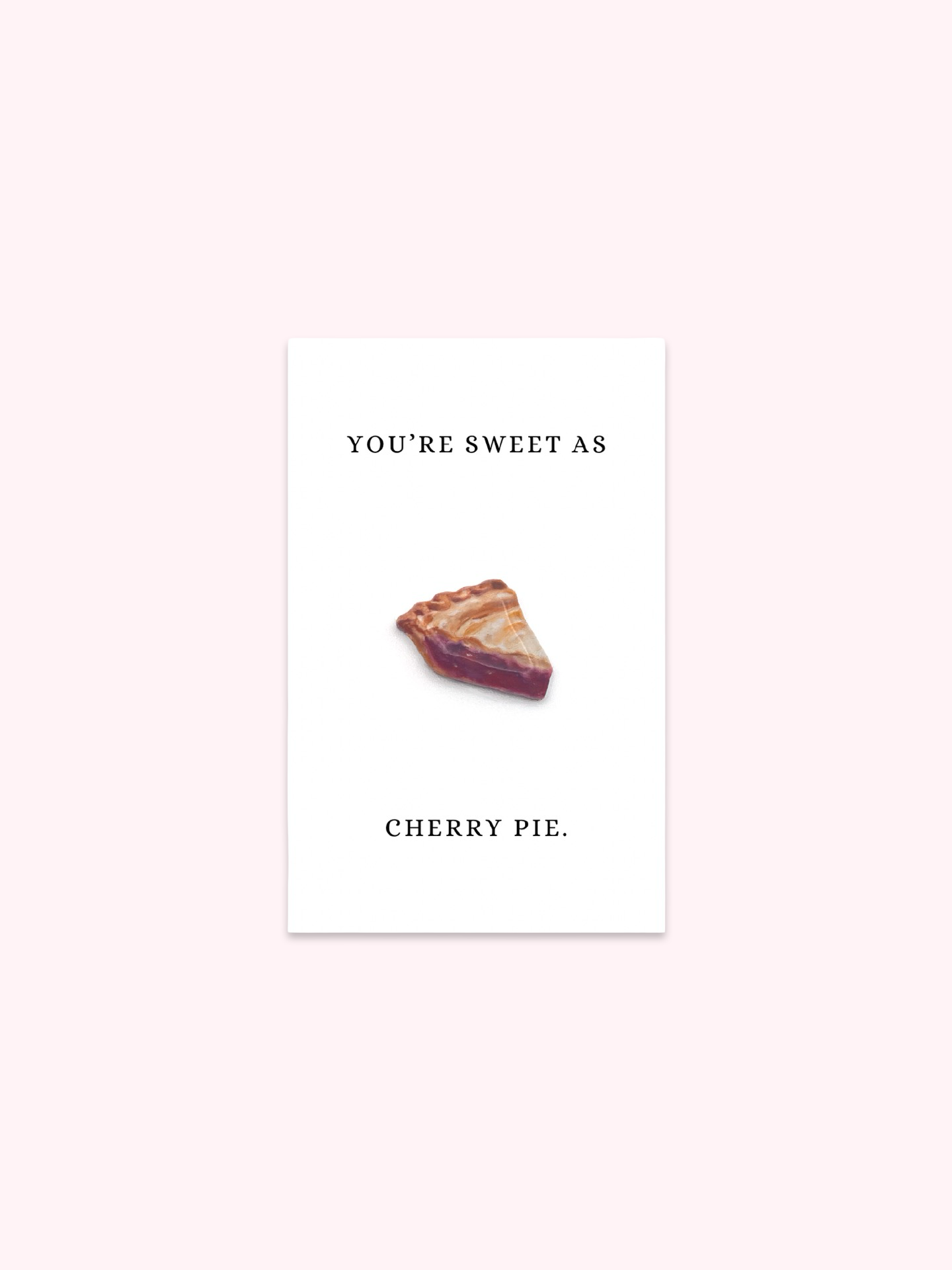 You're Sweet As Cherry Pie Brooch Pin