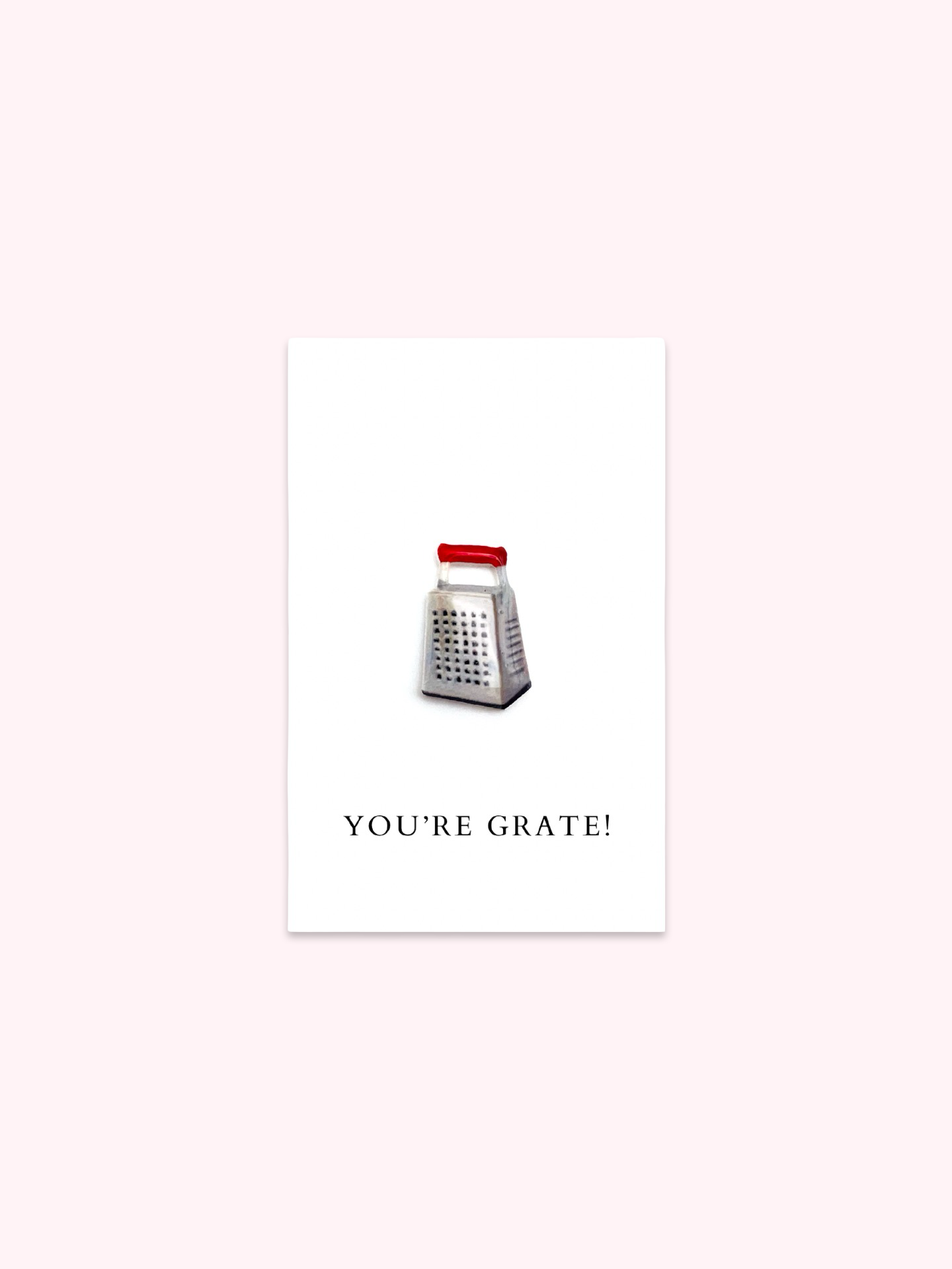 You're Grate Grater Brooch Pin