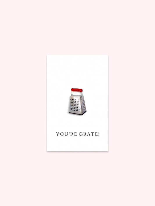 You're Grate Grater Brooch Pin